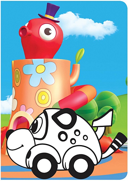 Раскрась героя мультика. ПиТи - фото 5