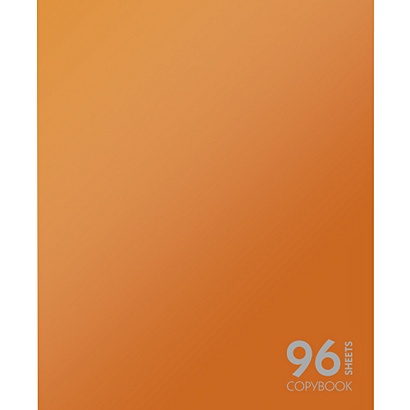 Сияние цвета. Оранжевый ТЕТРАДИ А5 (*скрепка) 96Л. Обложка: пантонная печать - фото 1