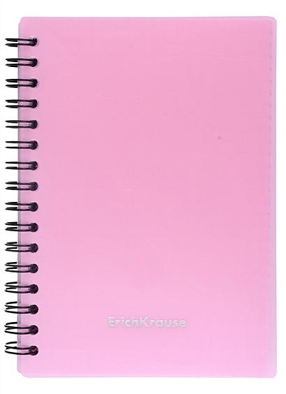 Записная книжка ErichKrause "Candy", А6, 80 листов, клетка, розовая - фото 1