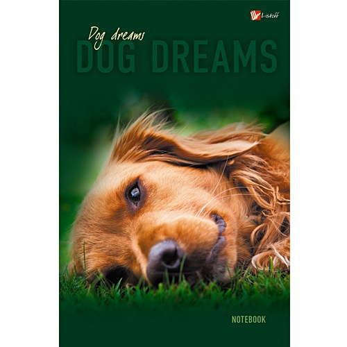 Собачьи мечты (Dog dreams) КНИГИ ДЛЯ ЗАПИСЕЙ А5 (7БЦ) - фото 1