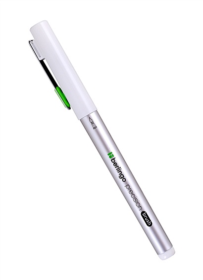 Ручка капиллярная (линер) "Precision" черная, наконечник кисть, Berlingo - фото 1