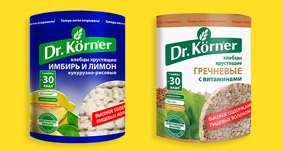 Dr. Korner «Гречневые с витаминами» и «Имбирь с лимоном кукурузно-рисовые». - фото 1