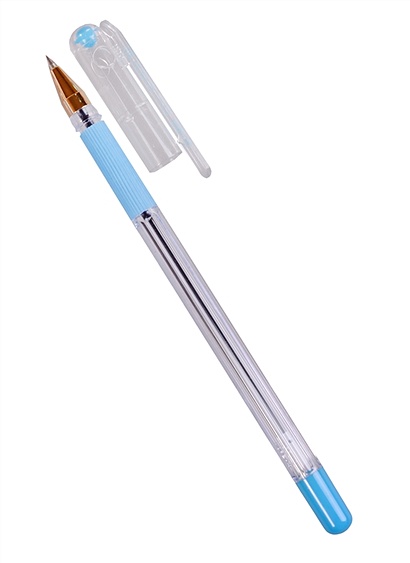 Ручка шариковая голубая "MC Gold" 0,5мм - фото 1
