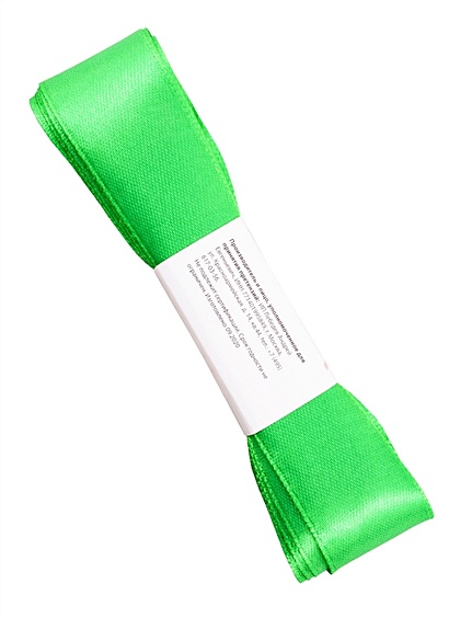 Лента атласная 1" (25мм) цв.3042 зеленый Art idea, 4,5 м - фото 1