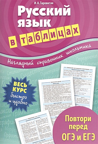 Русский язык в таблицах - фото 1