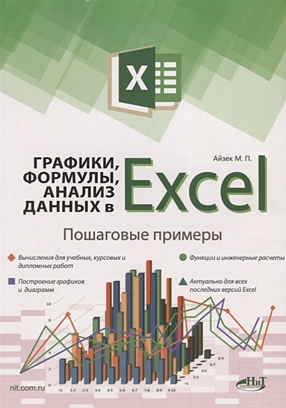 Графики, формулы, анализ данных в Excel. Пошаговые примеры - фото 1