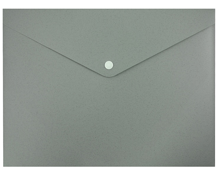 Папка-конверт А4 на кнопке пластик 0,30мм, ассорти - фото 1