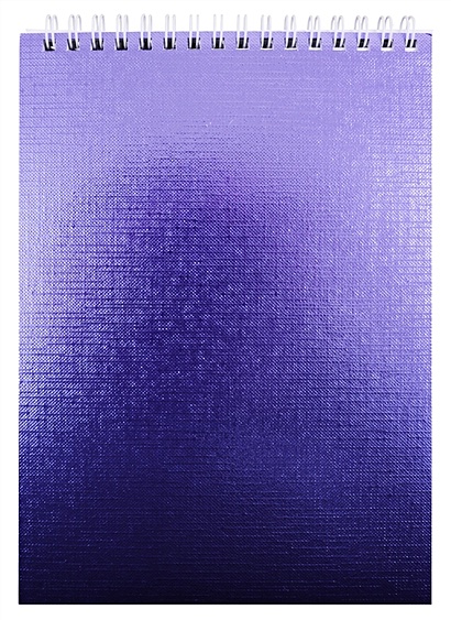 Блокнот "METALLIC", А5, 80 листов, клетка, фиолетовый - фото 1