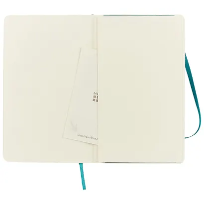 Книга для записей Moleskin Classic Soft, мягкая обложка, светло-бирюзовая, 96 листов, А5 - фото 4