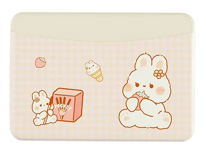 Чехол для карточек горизонтальный Kawaii  Зайки (ДКГ2023-132) - фото 1