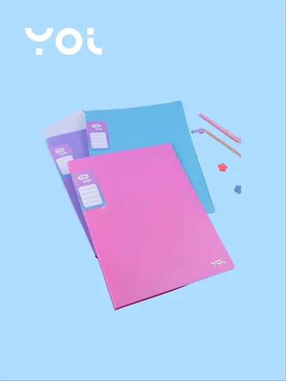 Папки 20ф А4 03шт "Pastel" ассорти, Yoi - фото 4