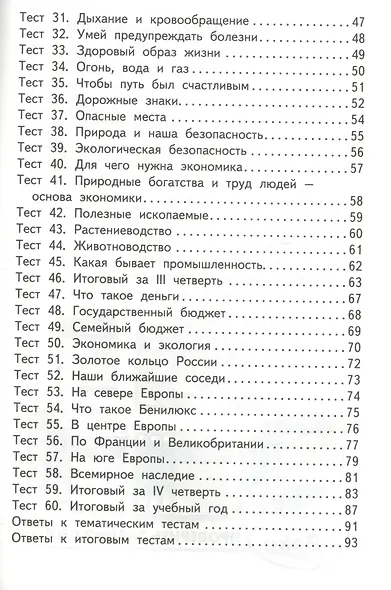 Контрольно-измерительные материалы. Окружающий мир. 3 класс - фото 3