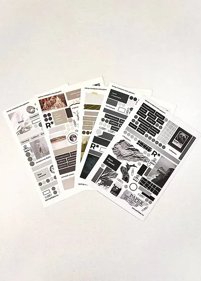 Набор стикеров Remarklee "Строгие", 5 листов - фото 2