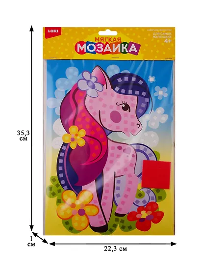 LORI/ЛОРИ Мягкая мозаика Лошадка - фото 2