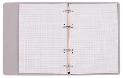 Тетрадь 80 листов, клетка, "Mist" на кольцах - фото 3