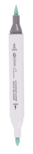 Маркер акриловый "Сонет" водный, двусторонний, перо кисть/пуля - фото 2