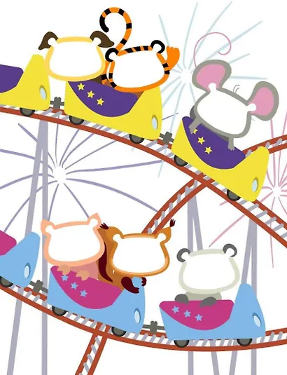 Многоразовые развивающие наклейки. Мордашки. Вып.4 - фото 3