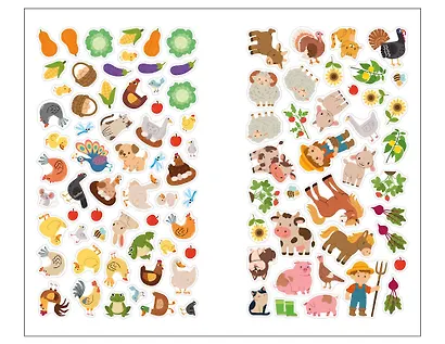 Веселые наклейки. В деревне - фото 3