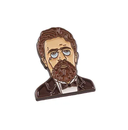 Значок металлический Чехов (чех1) - фото 2