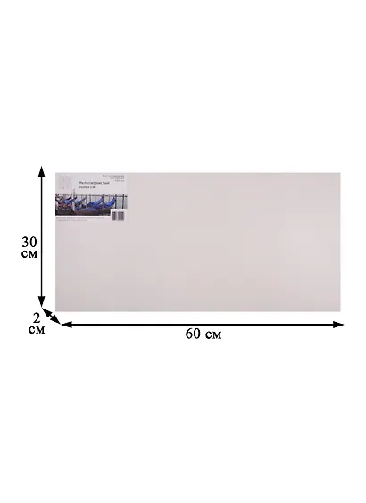 Холст на подрамнике 30*60, мелкозернистый, 100% лен - фото 2