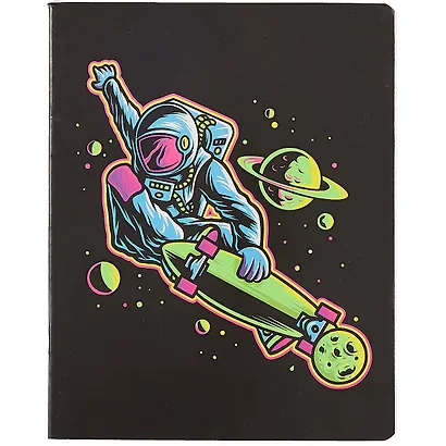 Тетрадь в клетку Academy Style, "Космос неон", 48 листов, в ассортименте - фото 6