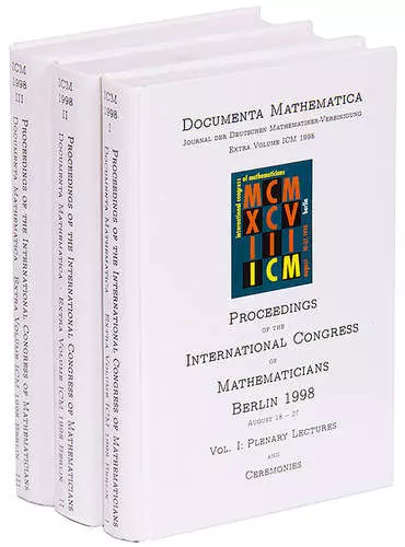 Proceedings of the International Congress of Mathematicians Berlin 1998 (комплект из 3 книг) - фото 1