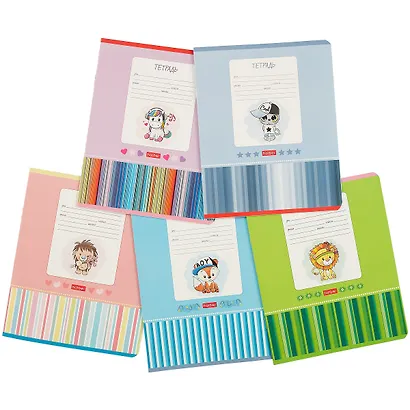 Тетрадь в косую линейку Hatber, "Мультяшки", 12 листов, в ассортименте - фото 7