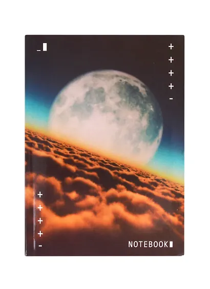 Книга для записей А5 80л кл. "Лунная соната" интегр.переплет, глянц.ламинация - фото 1