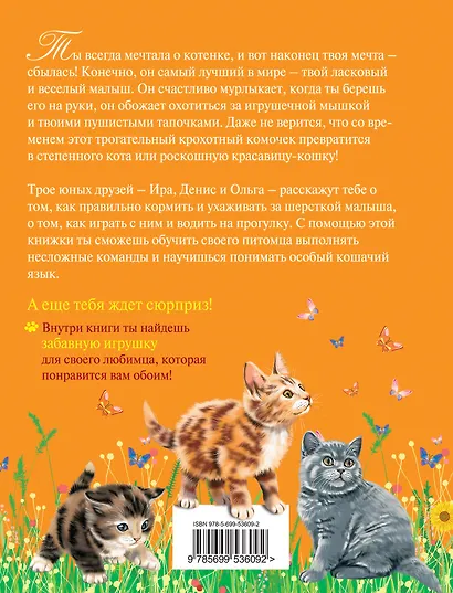 Учусь ухаживать за котенком. (+подарок) - фото 2