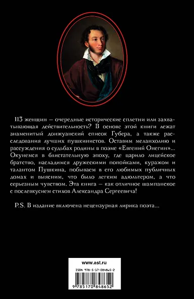 Пушкин и 113 женщин поэта. Все любовные связи великого повесы - фото 2