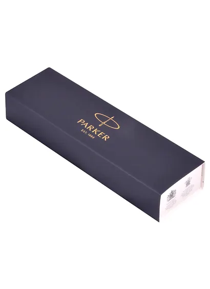 Ручка подарочная шариковая синяя, IM Essential Stainless Steel CT, Parker - фото 2