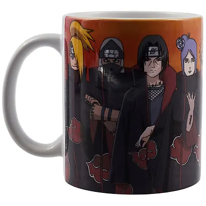 Кружка в подарочной упаковке Аниме Naruto Akatsuki (Наруто) (керамика) (320 мл) - фото 2