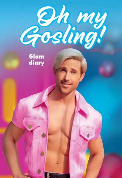 Книга для записей А5 64л "Oh my Gosling! Glam diary" интегр.обл., блок с контентом - фото 1