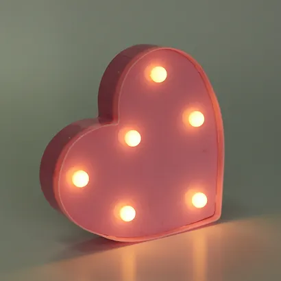 Светильник LED Сердце (пластик) (12х12) (12-06926-123) - фото 2