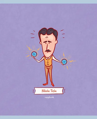 Тетрадь в клетку Listoff, "Великие ученые", 48 листов, в ассортименте - фото 6