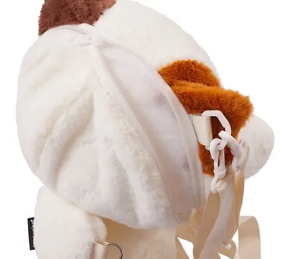 Сумочка-бананка плюшевая Котик-обнимашка (29х18х10) (12-2283-202411-B3) Bookvalno - фото 8