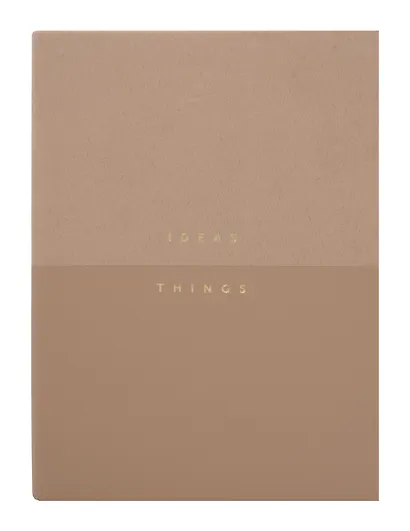 Книга для записей А5 80л лин. "Ideas & Things" беж., Schiller - фото 1