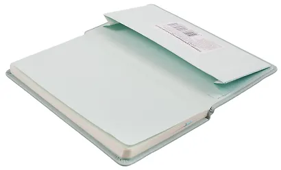 Планинг недат. 64л "Joy Book" мятное мороженое, карманный, иск.кожа 7Б, скругл.углы, тонир.блок, резинка, офсет, ляссе - фото 3