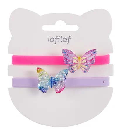 Набор парных браслетов Бабочки (силикон) (12-04407-B78) (Lafilaf) - фото 5