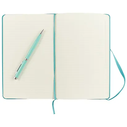 Книга для записей Moleskin Classic Large, твёрдая обложка, голубая, 120 листов, А5 - фото 3