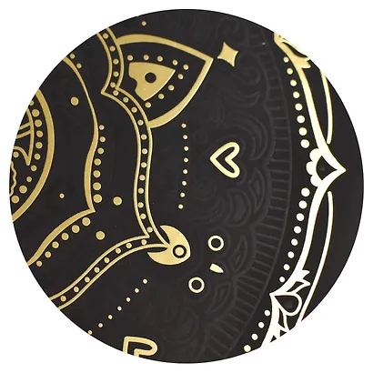 Ежедневник недат. А5 160л "Софт-тач. Арт-терапия" черный, кожзам, тв.переплет, тиснений фольгой, конгревное блинтовое тиснение, антистресс-раскраска, офсет, ляссе, подар.упаковка - фото 12