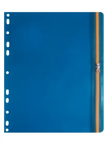 Папка на молнии А5 с перфорацией - фото 1