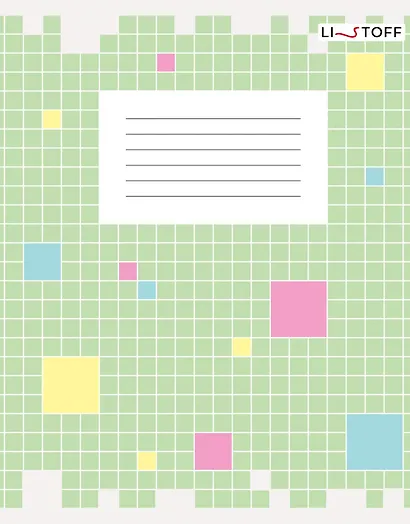 Тетрадь в клетку Listoff, "В клетку (Универсальная плашка)", 18 листов, в ассортименте - фото 3