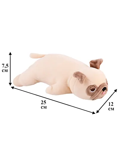 Мопс лежачий 25/30см 15-00931-1 - фото 2