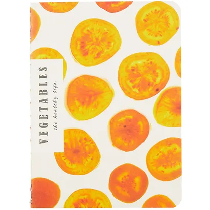 Записная книжка «Vegetables» А6, 24 листа в клетку, сшивка, Languo, в ассортименте - фото 4