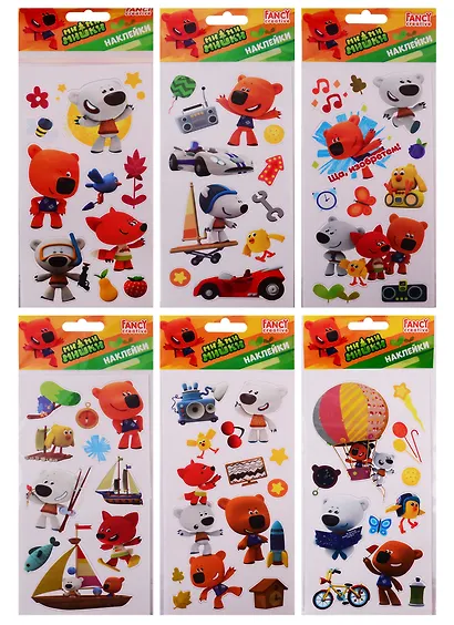 Наклейки ACTION Ми-ми-мишки 9,5*18,5см в ассортименте FD060041 - фото 2