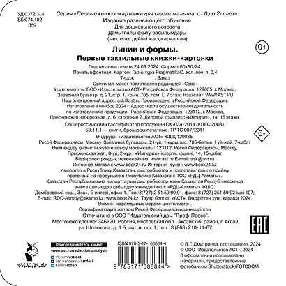 Линии и формы. Первые тактильные книжки-картонки - фото 2