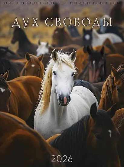 Календарь 2026г А3 "Дух свободы" настенный, на спирали - фото 1