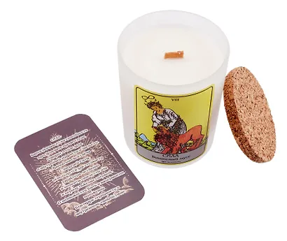 Ароматическая свеча Таро Сила (Вишневый мусс) (250мл) (ТАРО-СИЛА) - фото 2