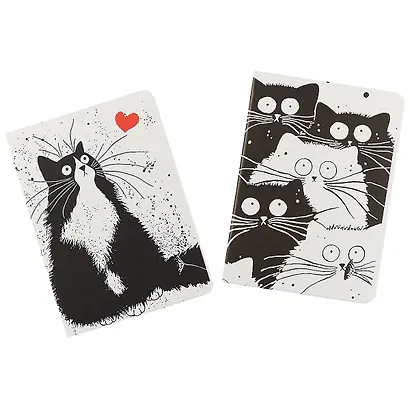Книга для записей "Black&white cats" А6, 96 листов, клетка - фото 5